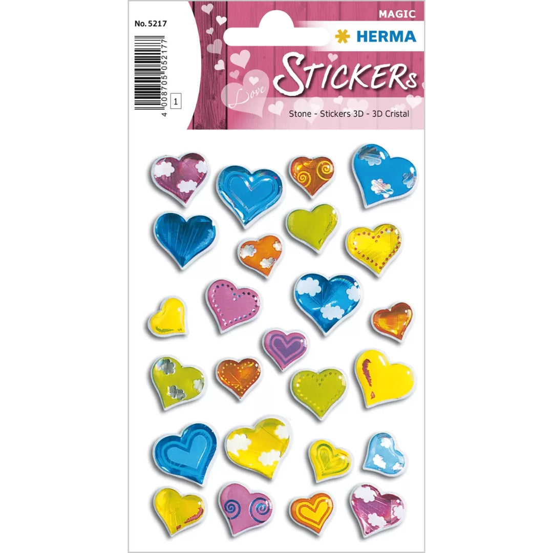 Herma Stickers A Pack Of 1 Sheet - Hearts
