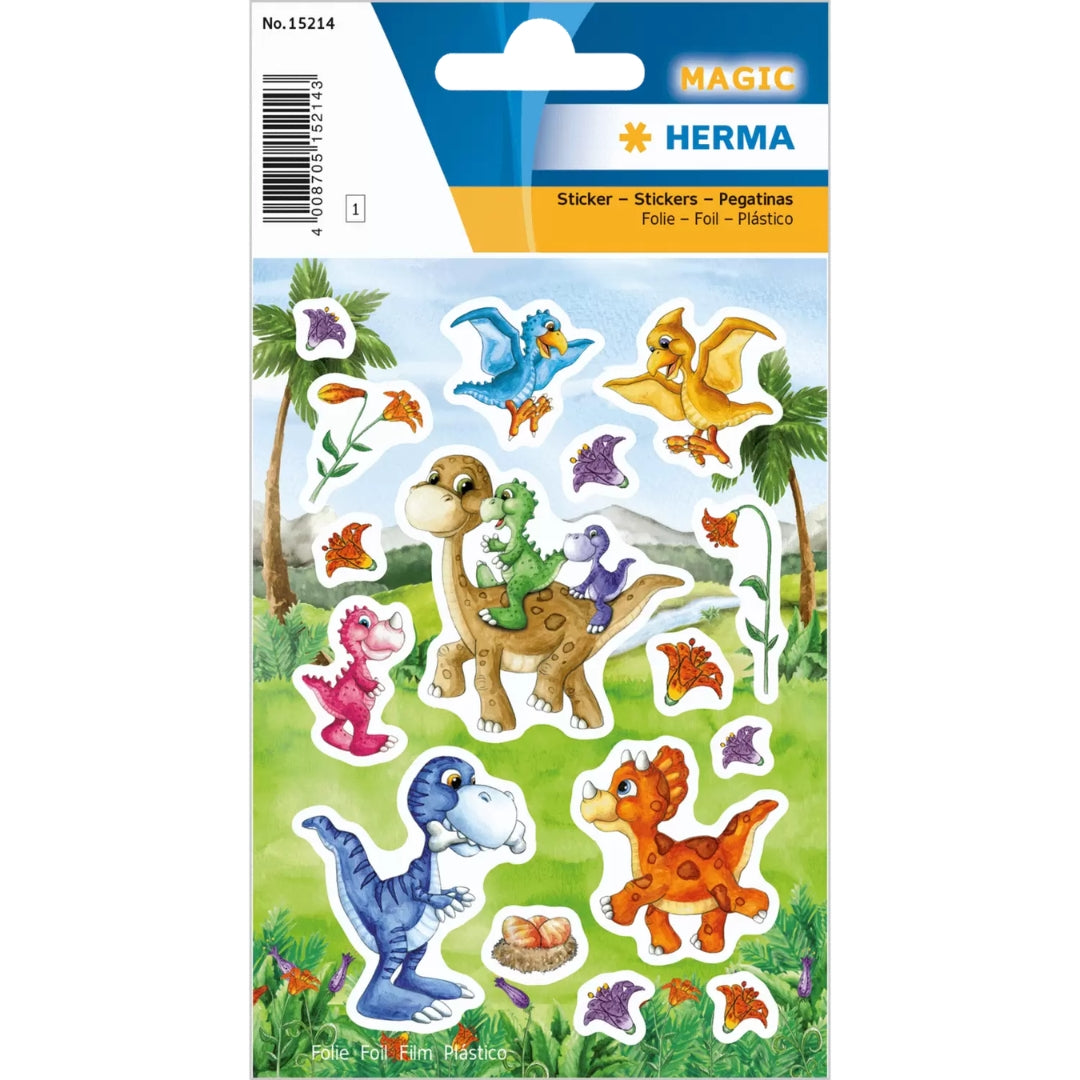 Herma Stickers A Pack Of 1 Sheet - Dino Kids