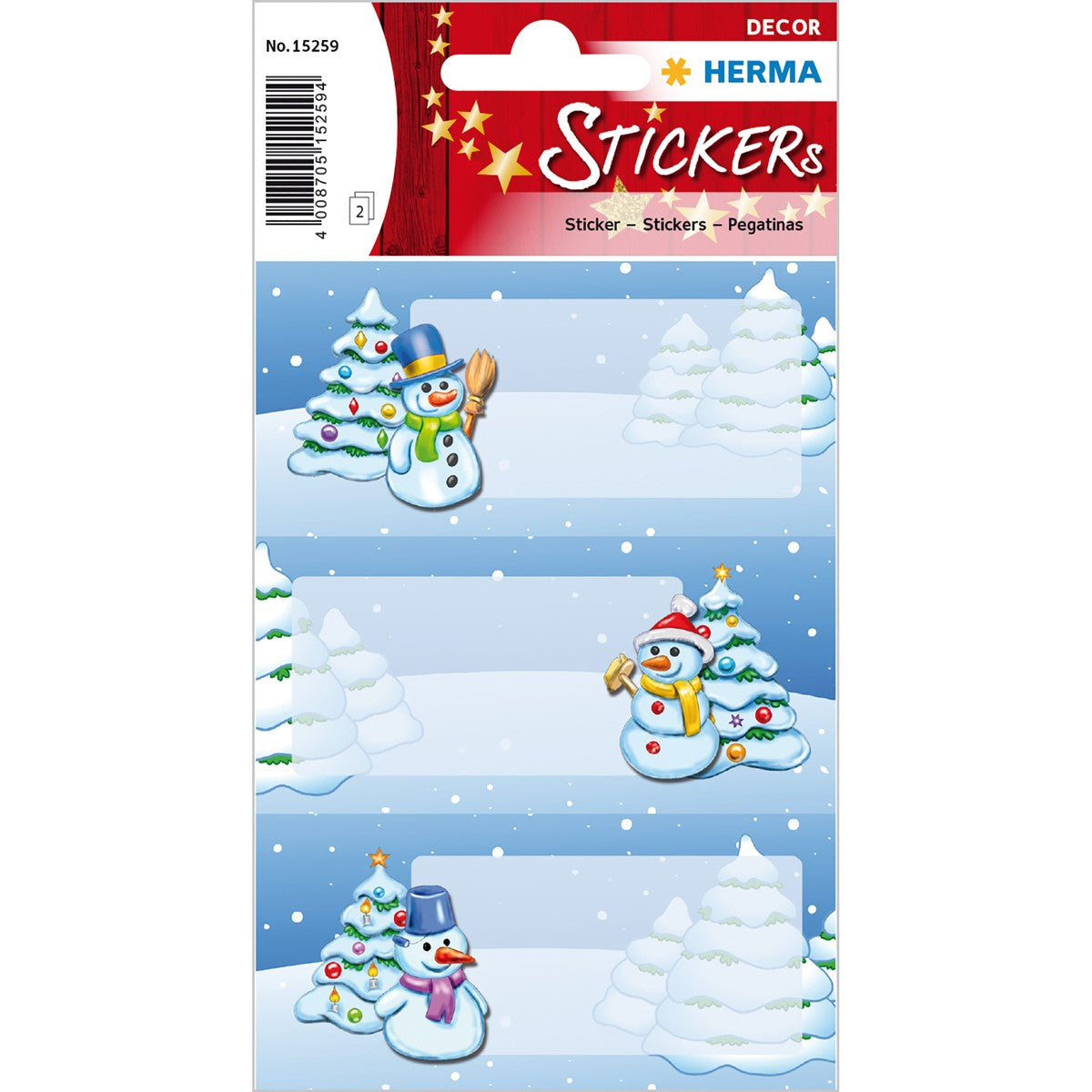 Herma Winter Landscape Stickers A Pack Of 2 Sheets