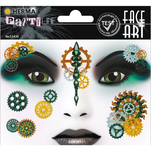 Herma Face Art Stickers Steampunk Marie