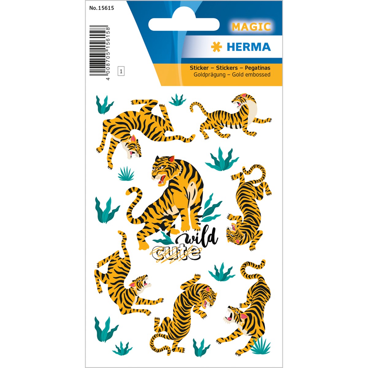 Herma Stickers A Pack Of 1 Sheet - Tiger