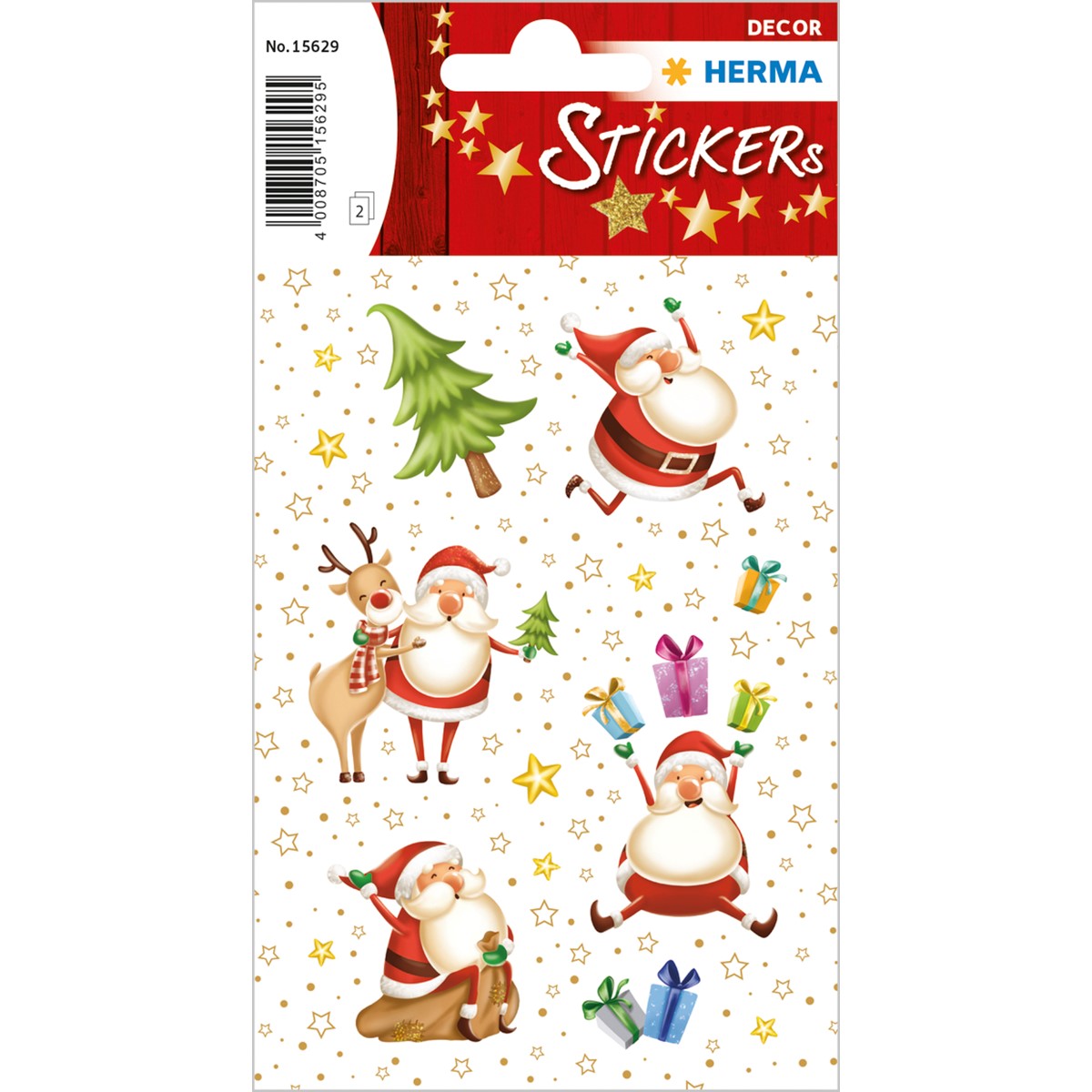 Herma Merry Christmas Stickers A Pack Of 2 Sheets