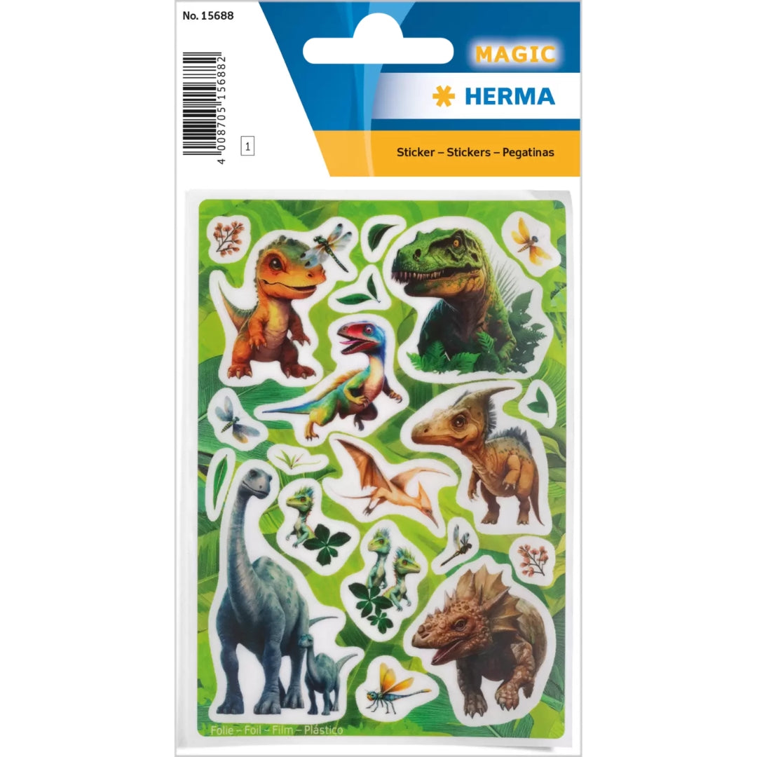Herma Stickers A Pack Of 1 Sheet - Dino World