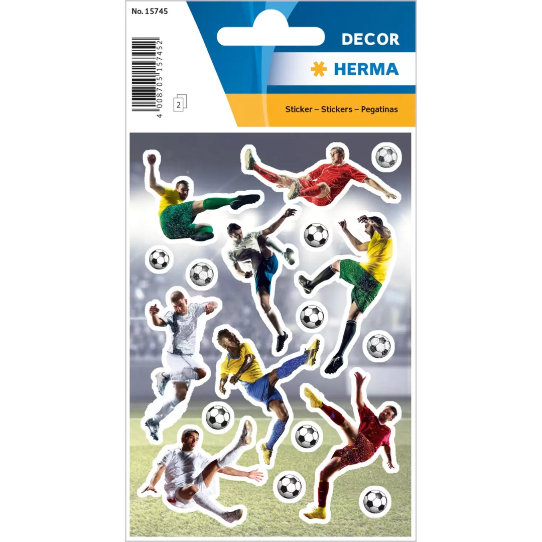 Herma Stickers A Pack Of 2 Sheets - Footballers