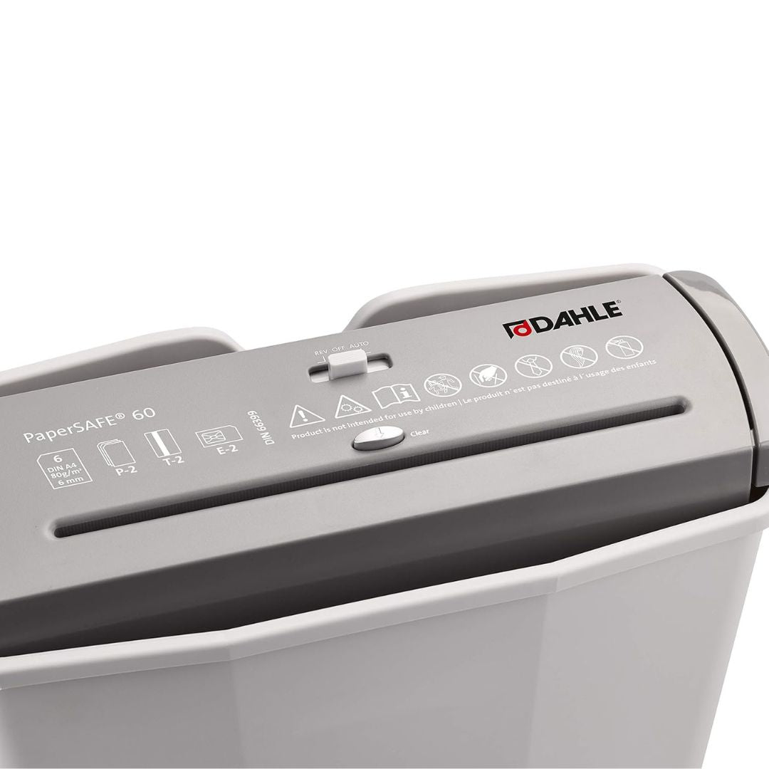 Dahle PaperSAFE 60 Paper Strip Shredder 11L