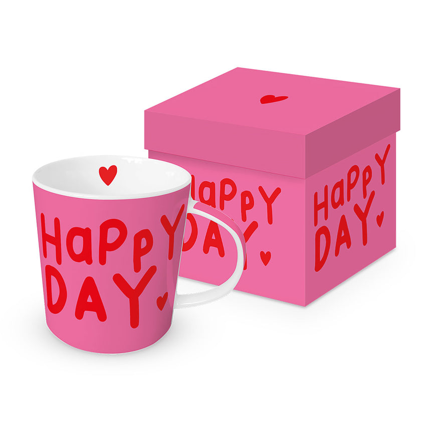 Trend Mug With Giftbox 400ml - Happy Day