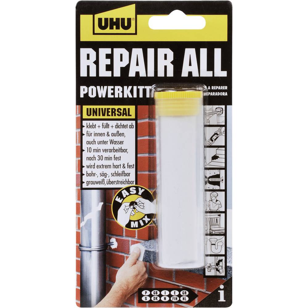 UHU Repair All Powerkitt Cement Adhesive Putty 60 g