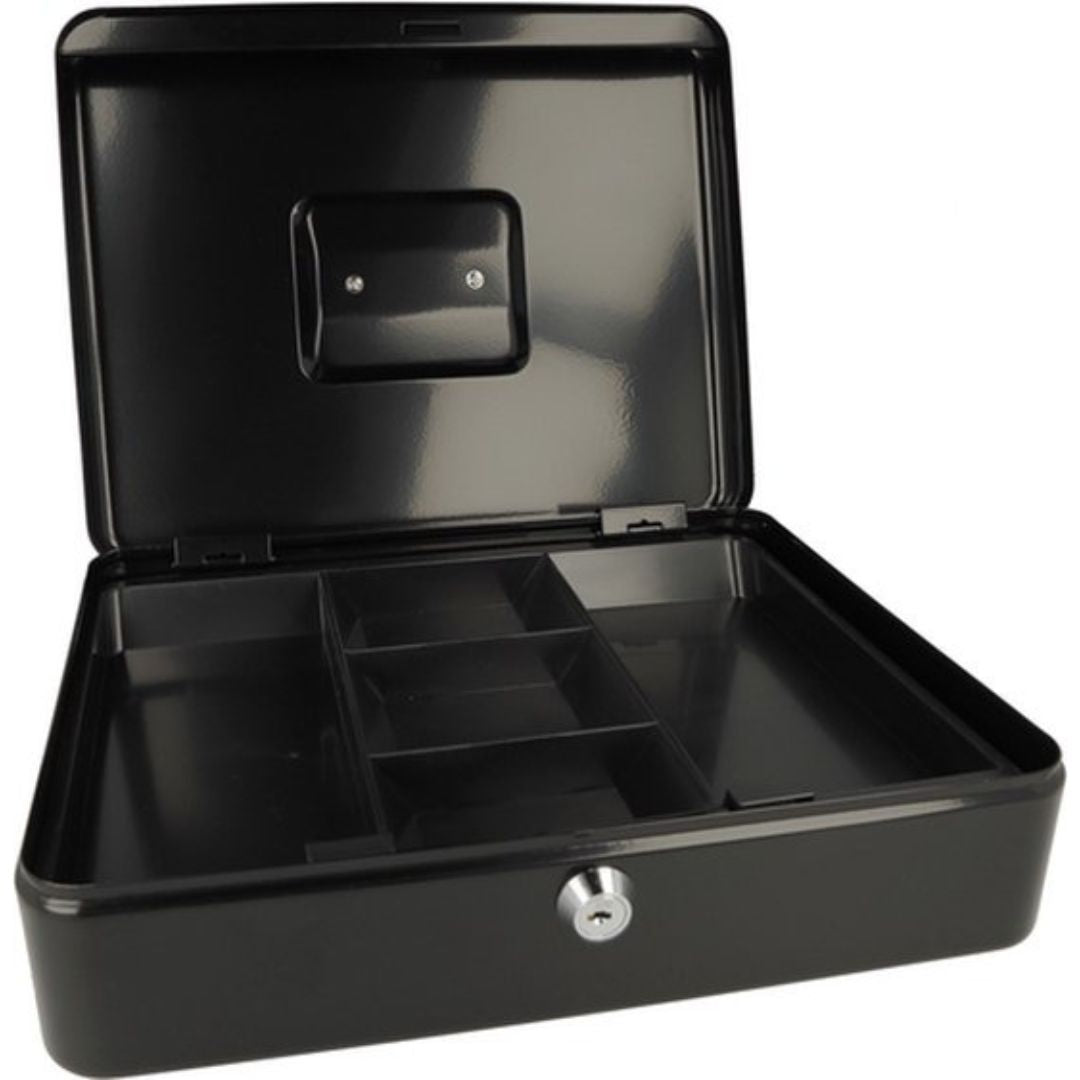 Westcott Cash Box Black 91 x 301 x 242mm