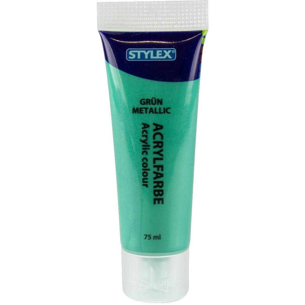 Stylex Acrylic Paint Metallic 75ml A Pack Of 6pcs