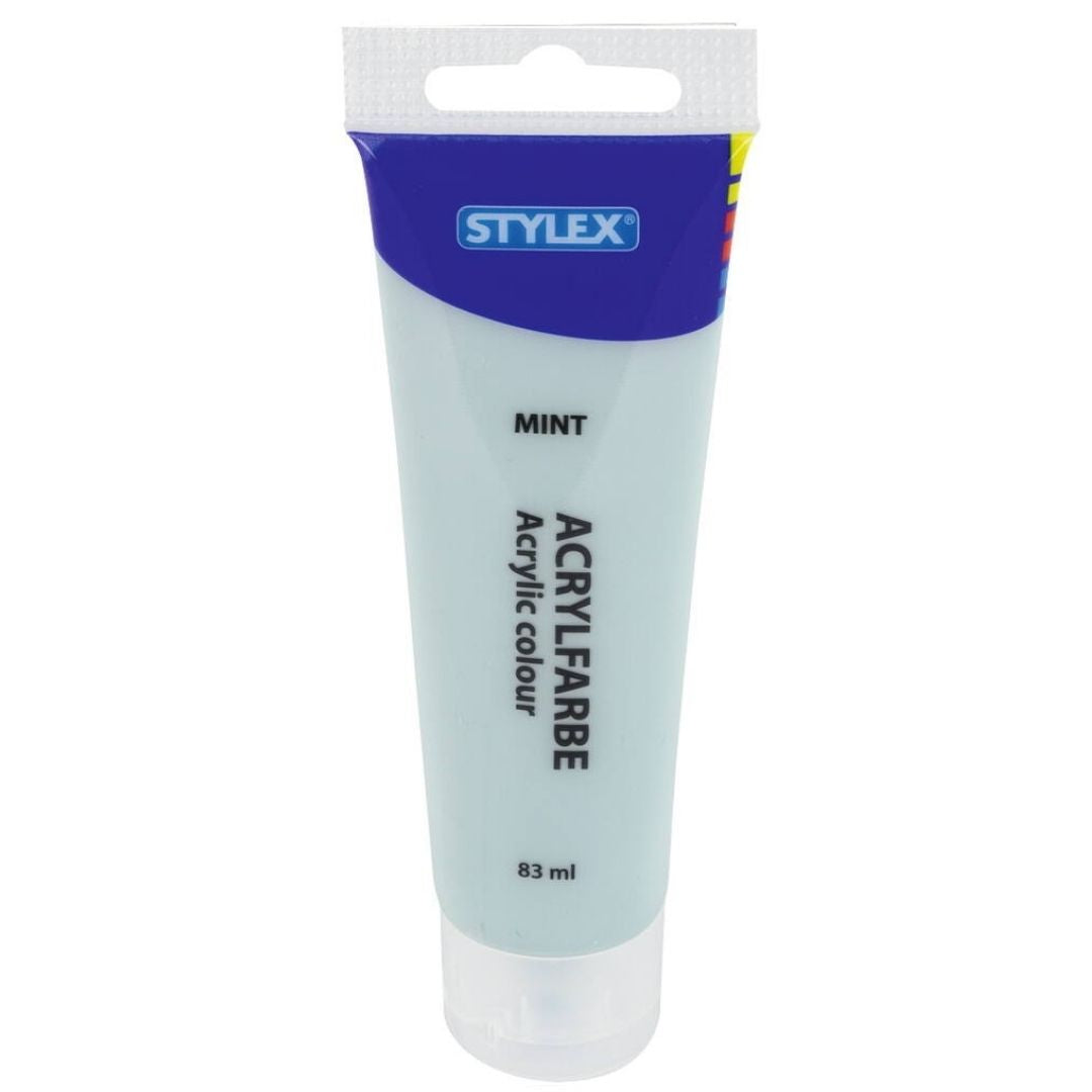 Stylex Acrylic Paint 83 ml - Various Colours - Mint