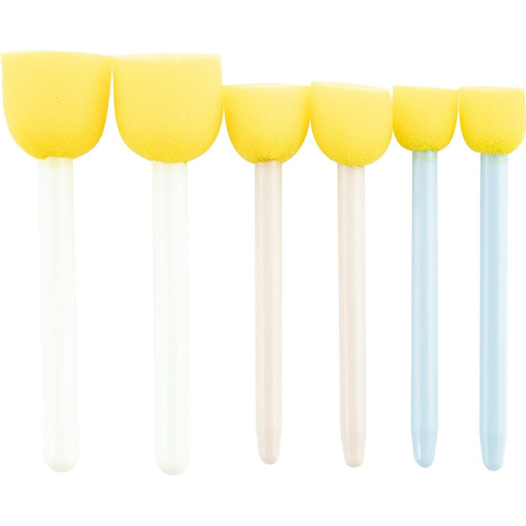 Stylex Sponge Brushes A Pack Of 6pcs