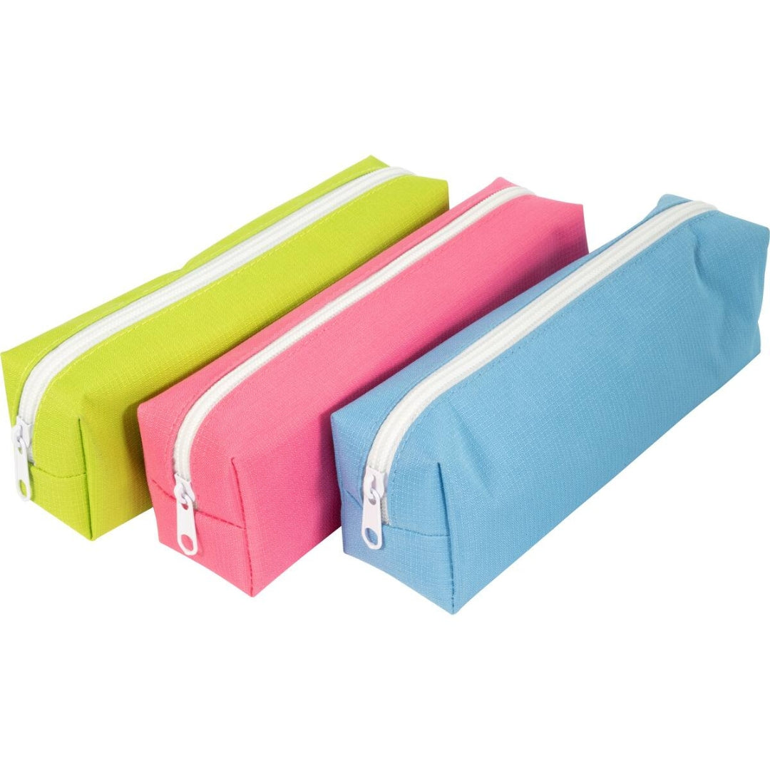 Stylex Pencil Case 6 x 21 x 5.5cm - Colour x 1pc Assortment