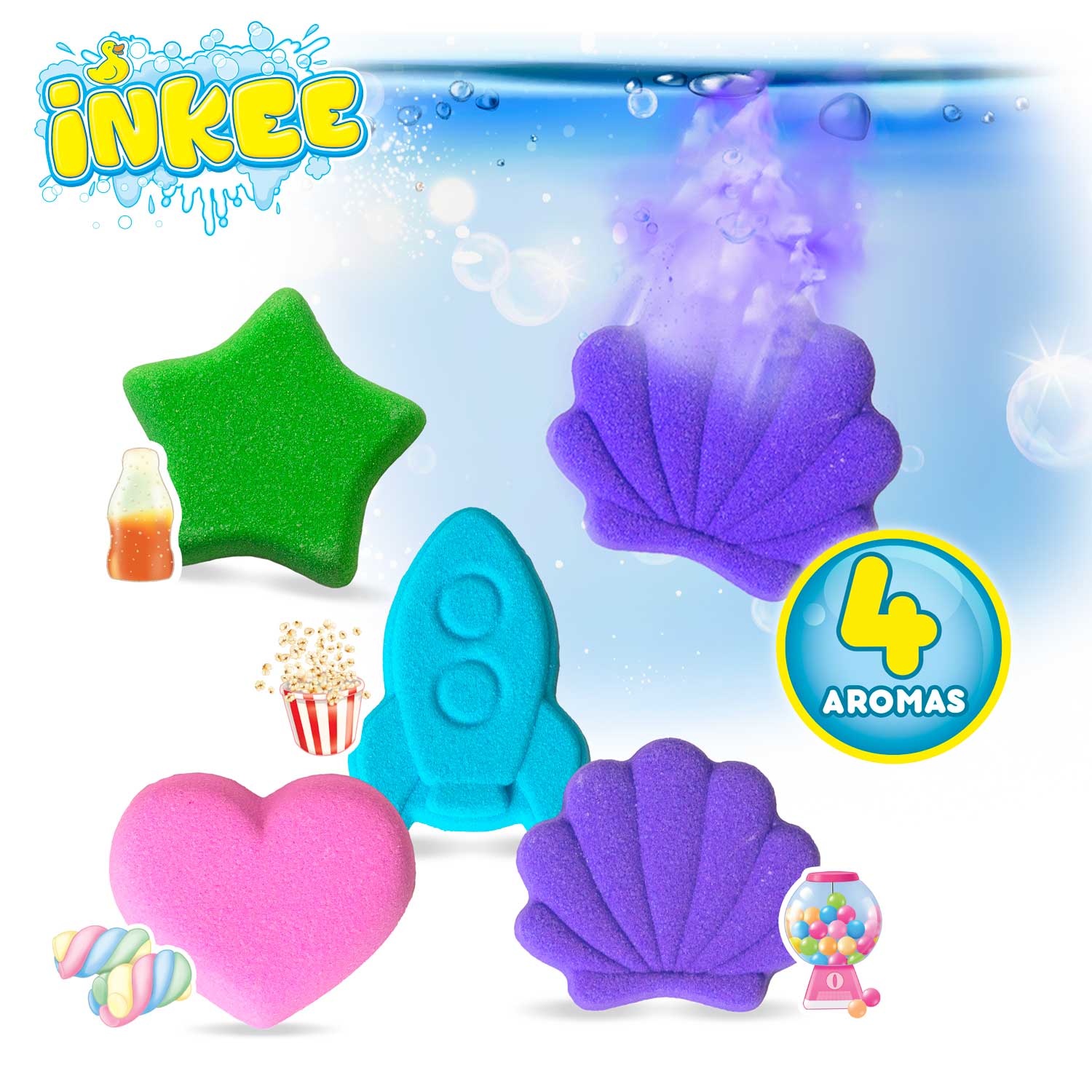 Craze INKEE Bath Fizzer/Bomb x 1pc Assortment