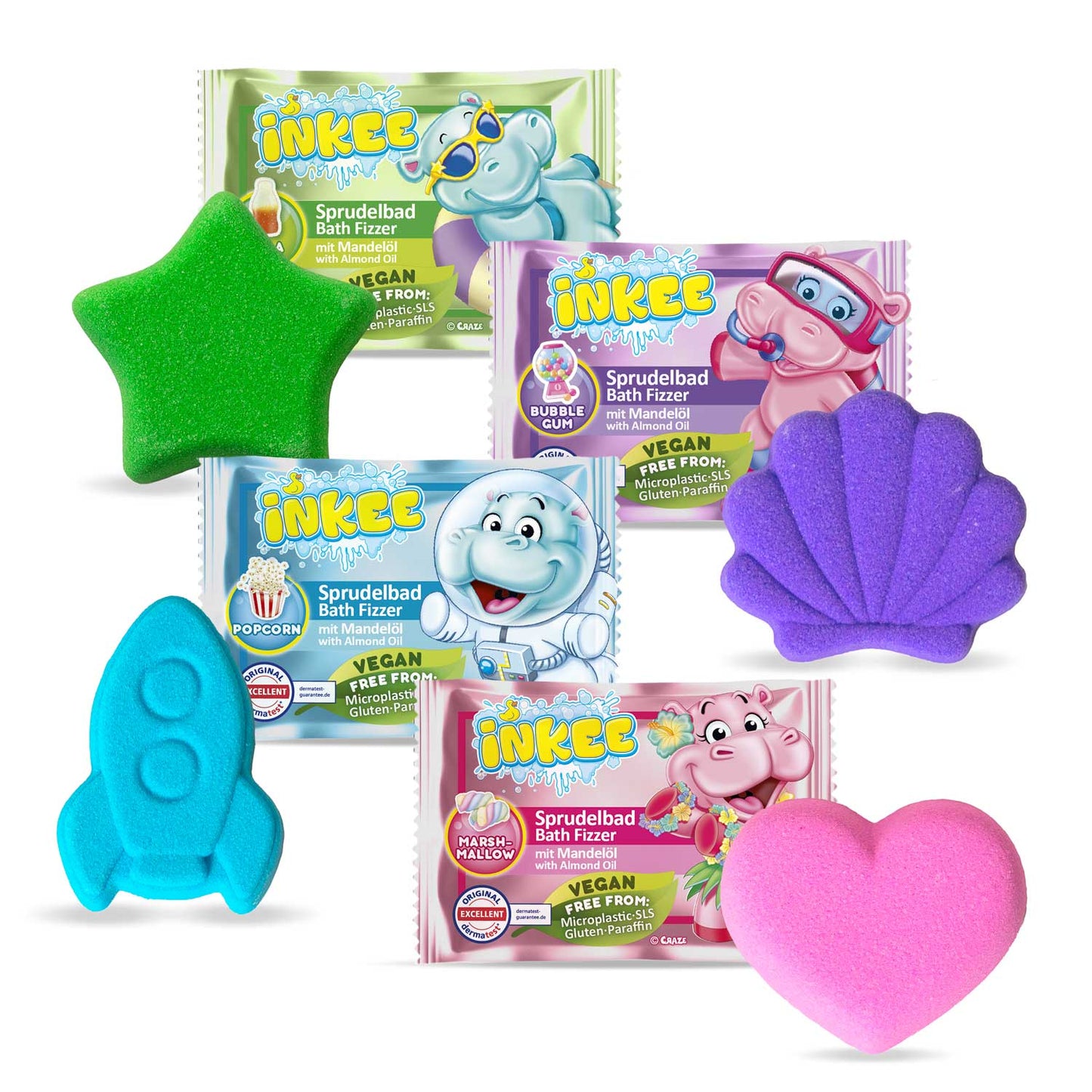 Craze INKEE Bath Fizzer/Bomb x 1pc Assortment