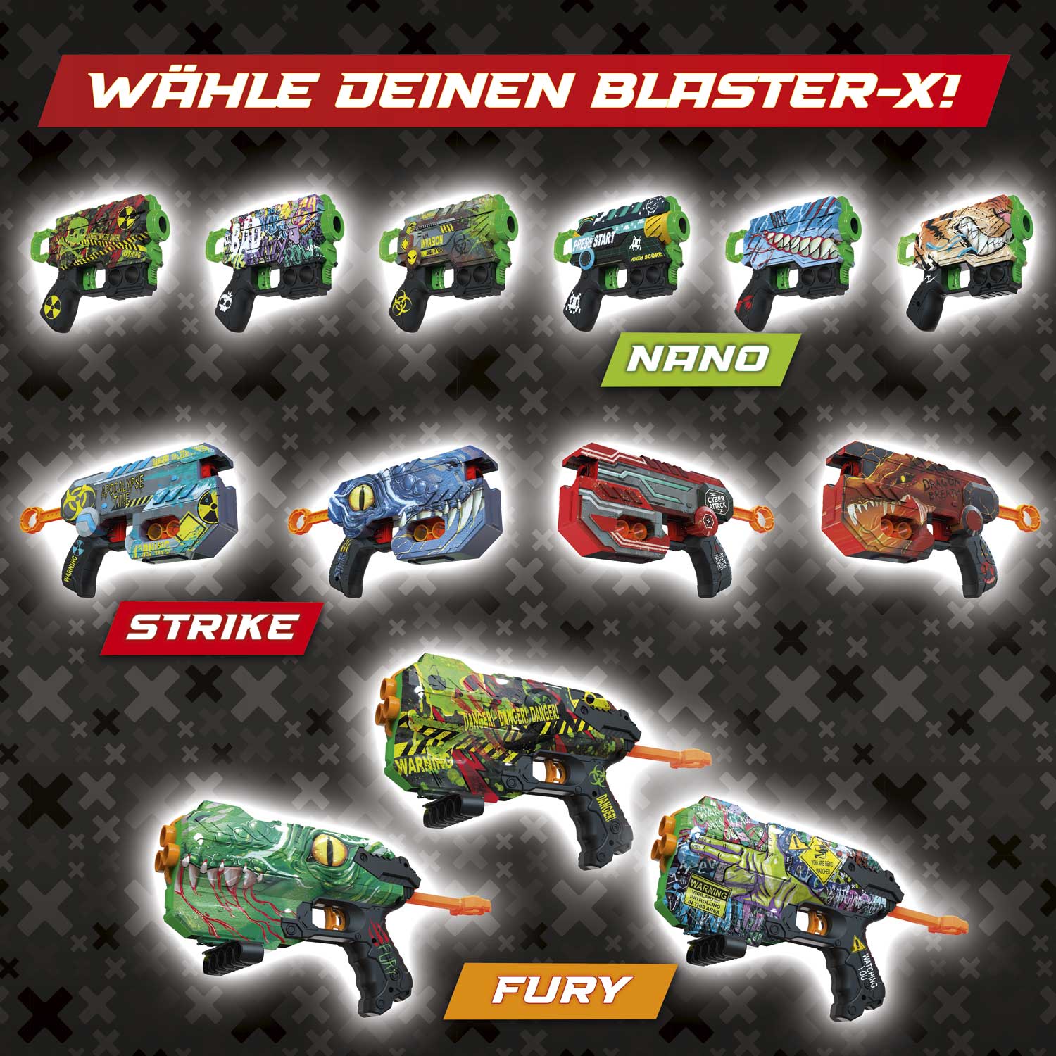 BLASTER-X Strike x 1pc Assortment