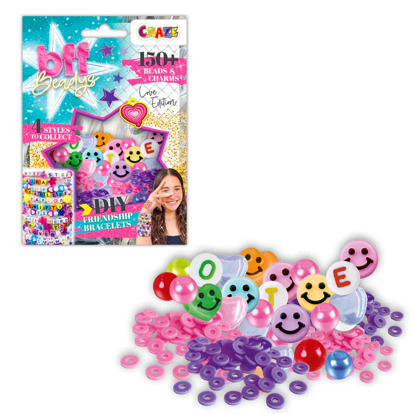 Craze BFF Beadys A Pack Of 150pcs x 1pc Assortment