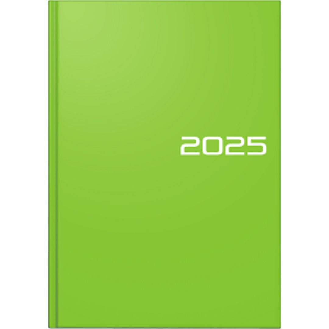 A5 Brunnen 2025 Desk Diary - Green