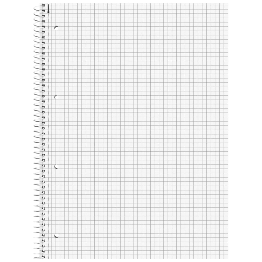 A4 Brunnen - Student - Side-Spiral Squared Notebook 70gsm 160pgs - 5cm