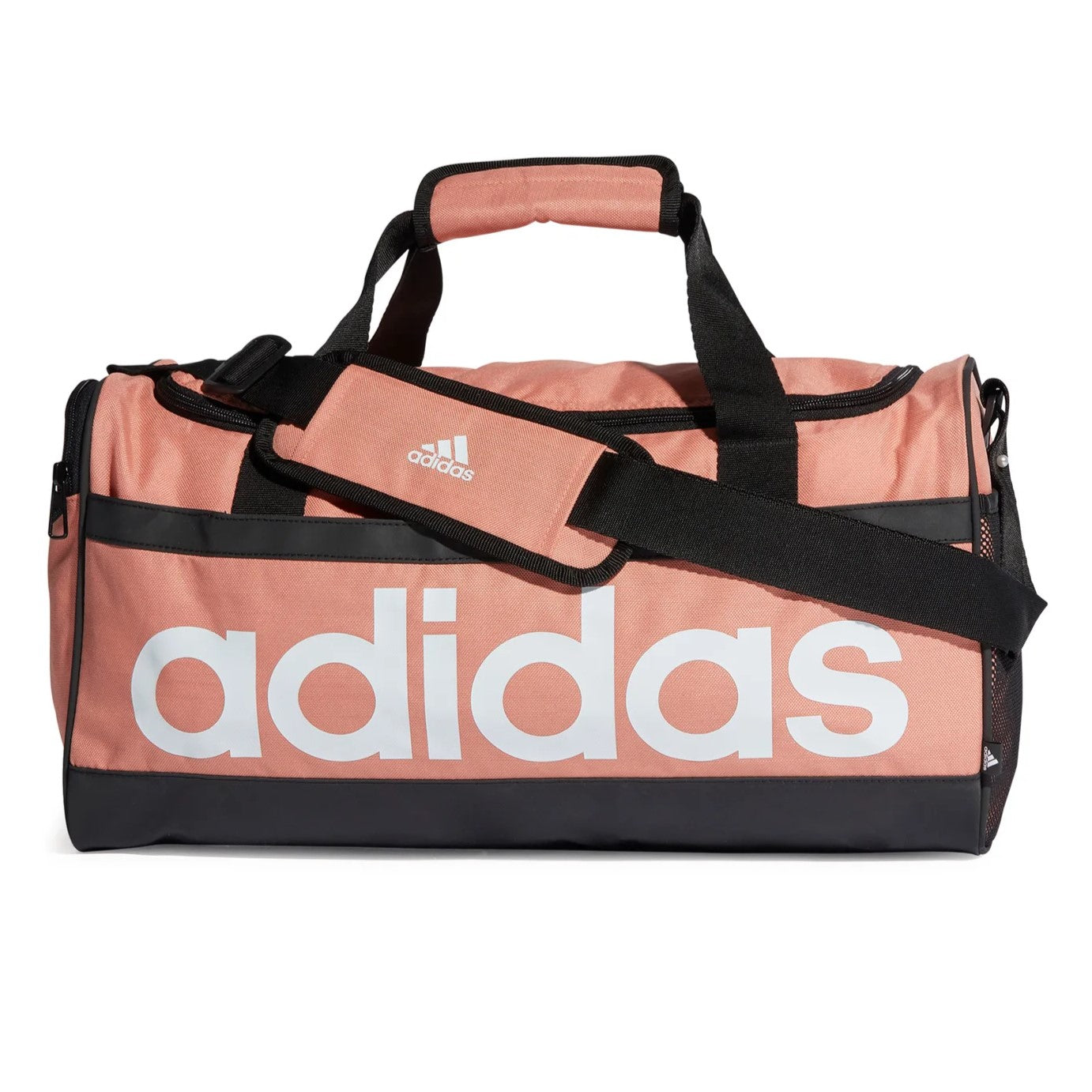 Adidas Essentials Linear Duffel Bag 23 x 45 x 20cm Coral