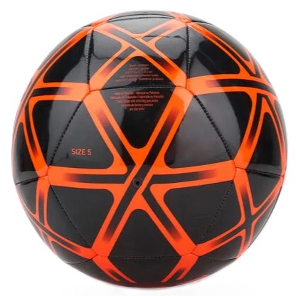 Adidas Football Ball Size 5 - Black/Orange