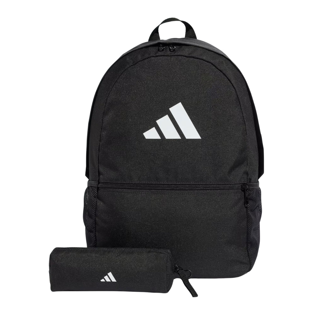 Adidas Backpack 44 x 31 x 15cm - Classic With Pencil Case - Black / White