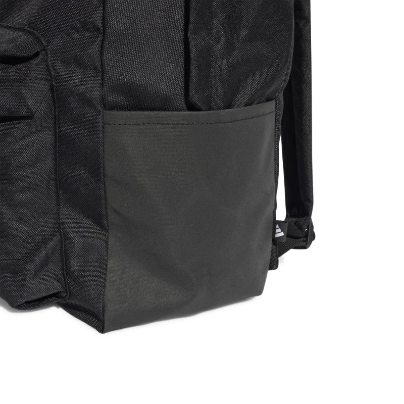 Adidas Classic 3 Bar Black/Gold Backpack - IS7048