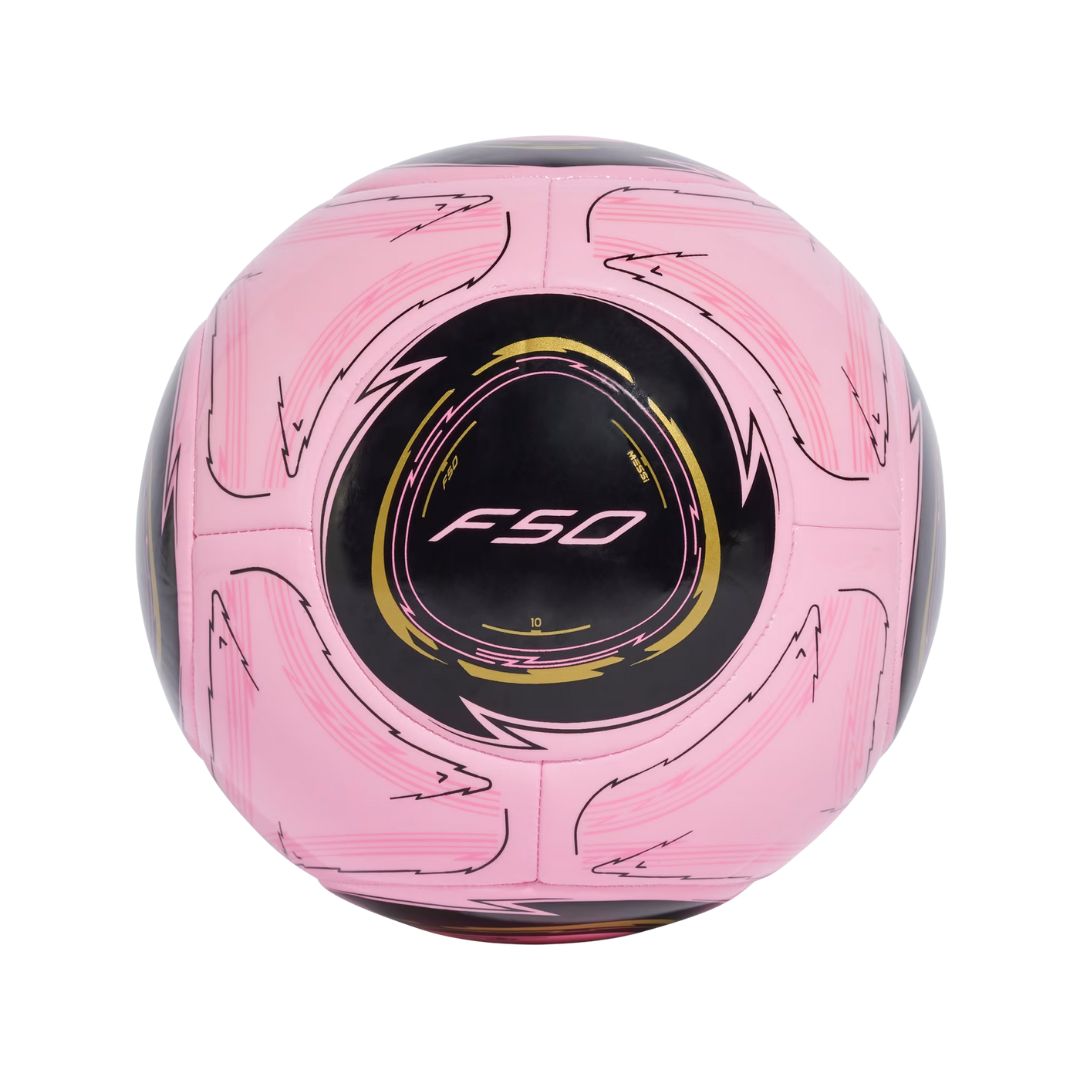 Adidas Football Ball Size 5 - Messi Club - Light Pink/Black