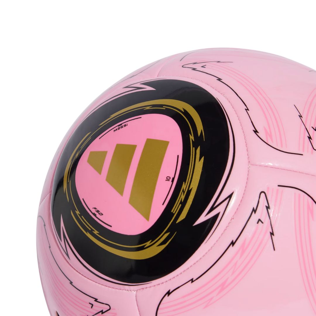Adidas Football Ball Size 5 - Messi Club - Light Pink/Black