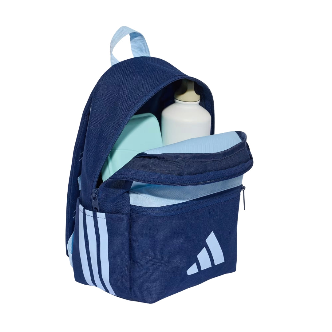 Adidas Backpack 34 x 25 x 11cm - Logo Kids - Dark Blue / Glow Blue