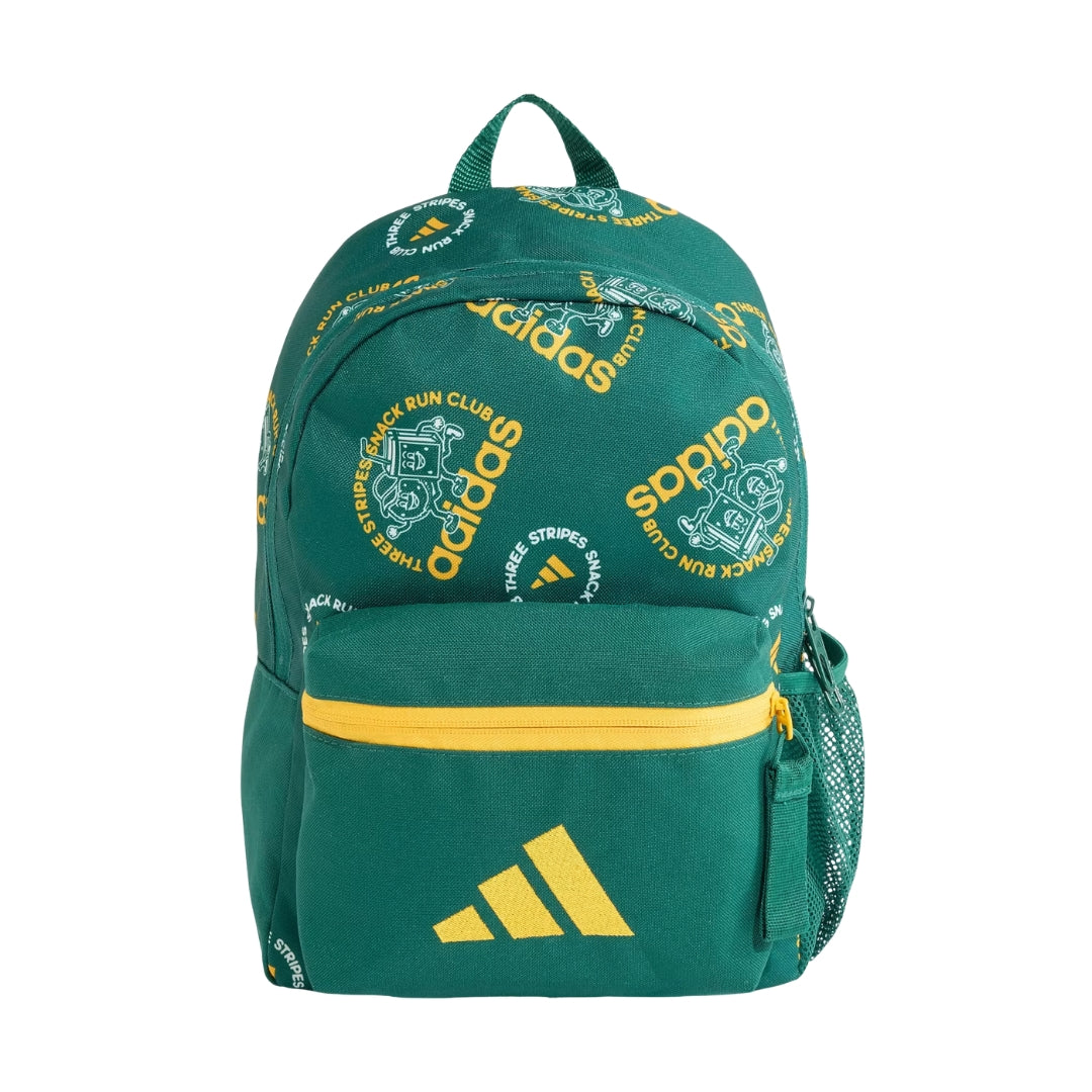 Adidas Backpack 34 x 25cm - Little Kids Snack Run Graphic - Collegiate Green / Crew Yellow