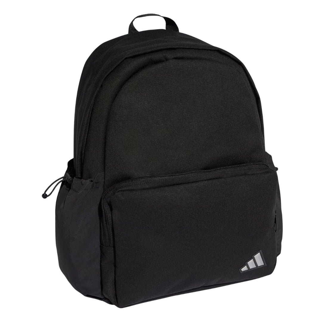 Adidas Backpack 44 x 31cm - Back To School Top - Black / Silver Metallic