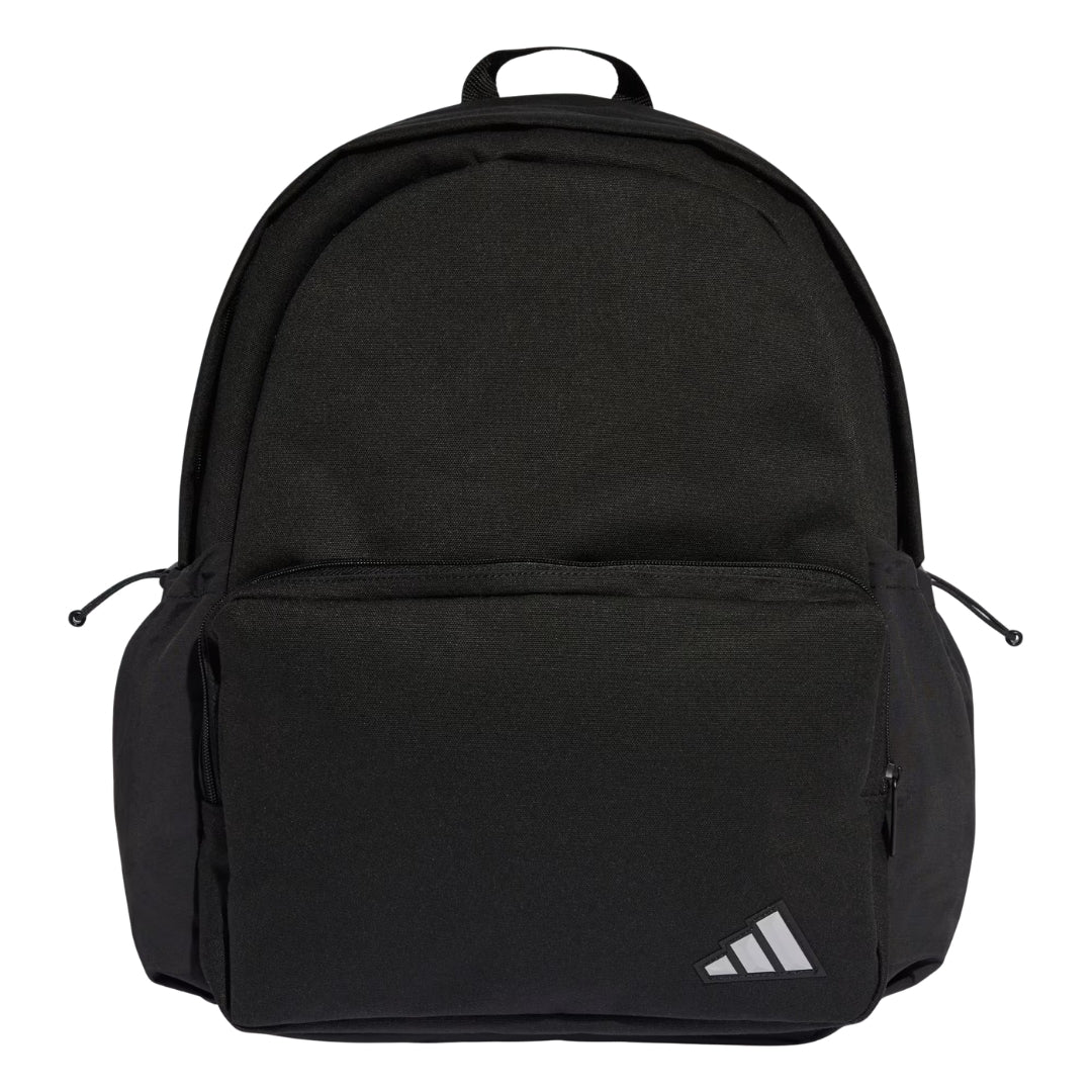 Adidas Backpack 44 x 31cm - Back To School Top - Black / Silver Metallic