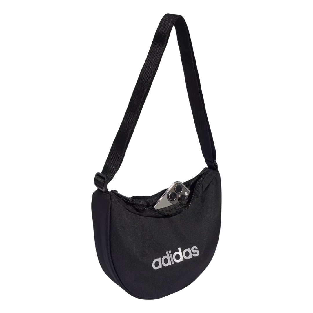 Adidas Linear Festival Bag 15 x 25cm - Black / Silver Metallic