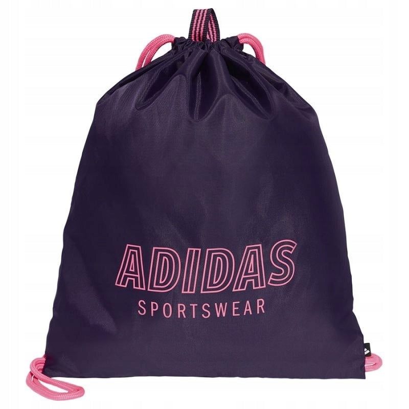 Adidas Purple/Pink Logo String Bag - JY3928