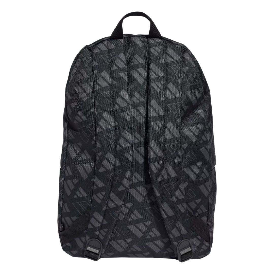 Adidas Classic Monogram Printed Backpack 44 x 31 x 15cm - Black / Grey Six / White