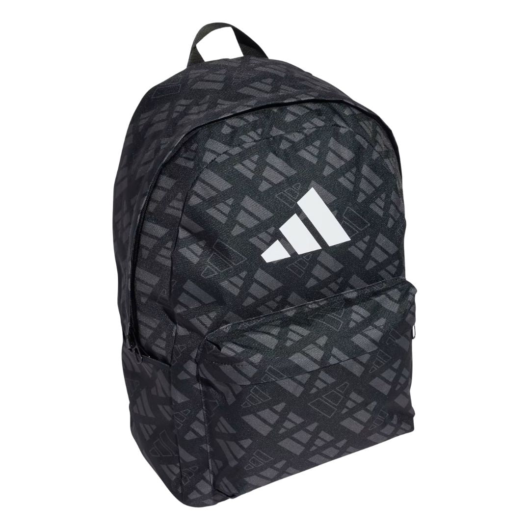 Adidas Classic Monogram Printed Backpack 44 x 31 x 15cm - Black / Grey Six / White