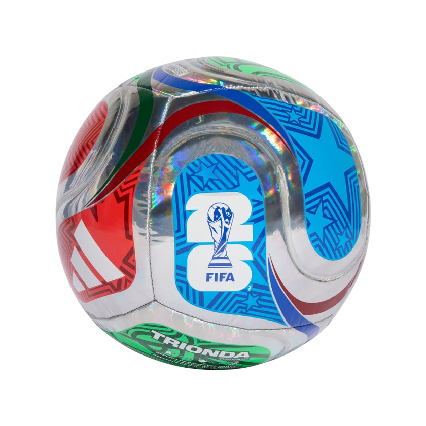 Adidas FIFA World Cup 26 Trionda Training Foil Ball - Size 5 - Multicolour / White / Royal Blue / Solar Blue