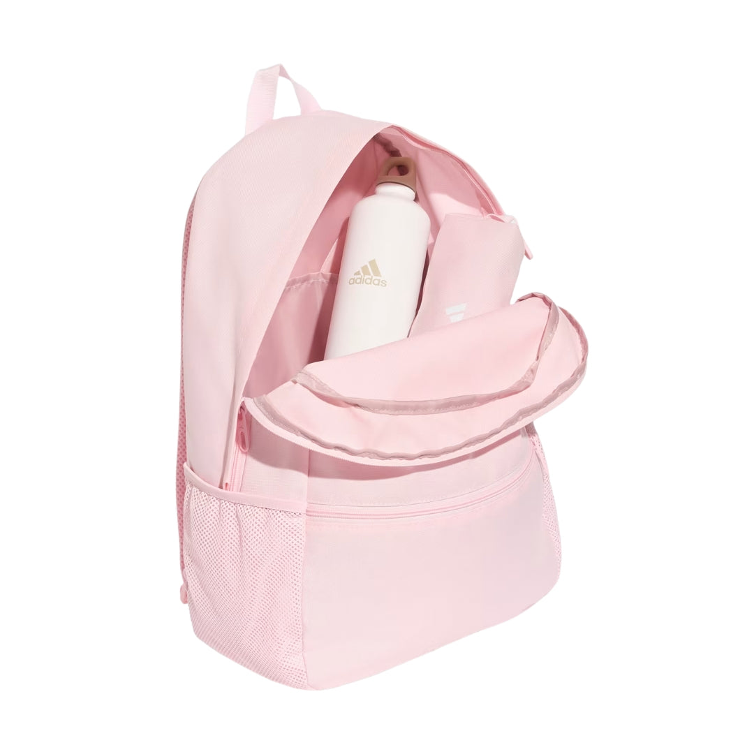 Adidas Backpack 44 x 31 x 15cm - Classic With Pencil Case - Clear Pink / White