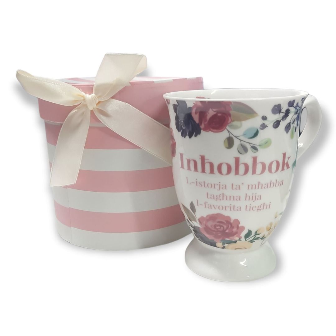 Maltese Floral Mug Inhobbok