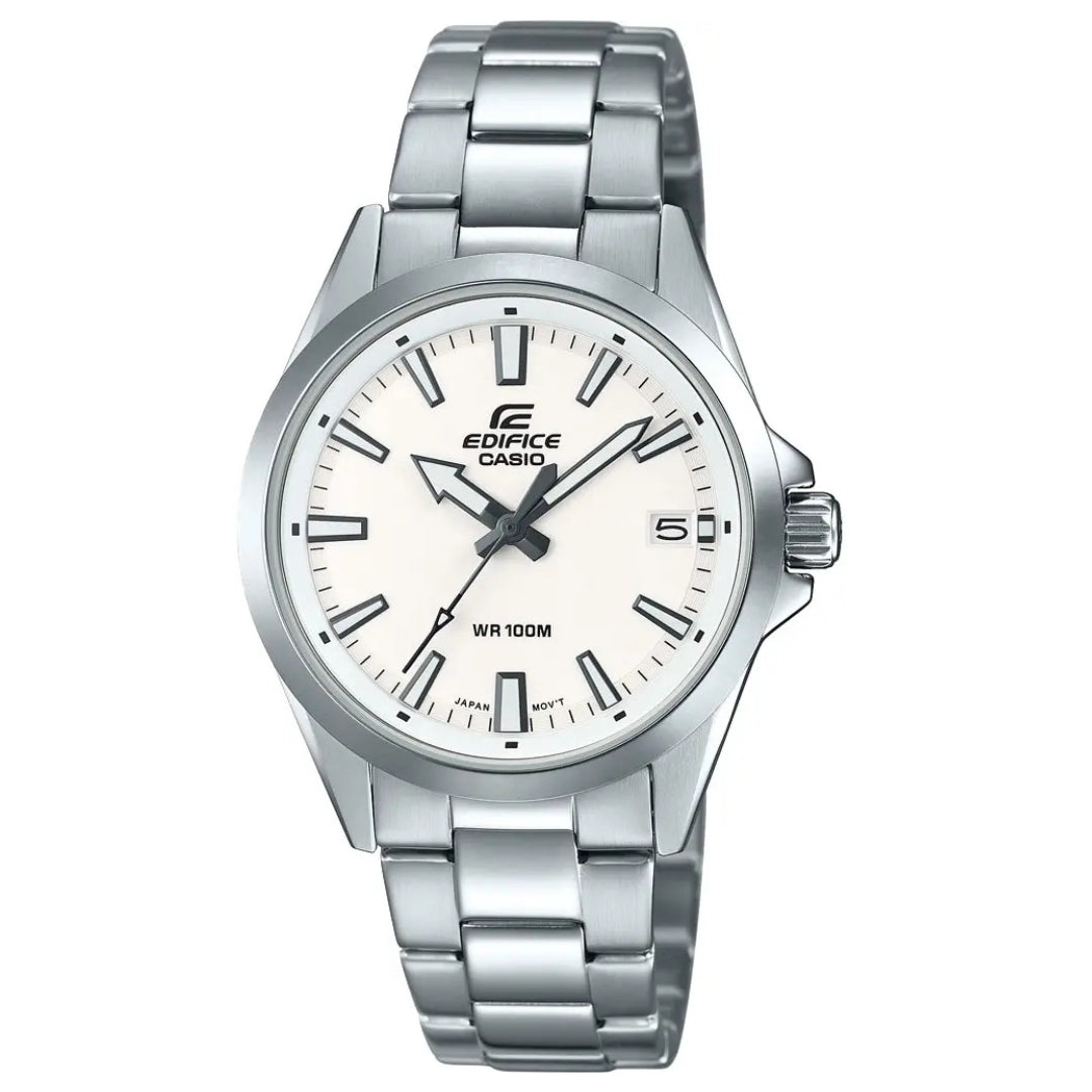 Casio Edifice EFV-110D-7AVUEF - White/Silver Wrist Watch