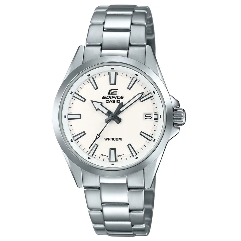 Casio Edifice EFV-110D-7AVUEF - White/Silver Wrist Watch