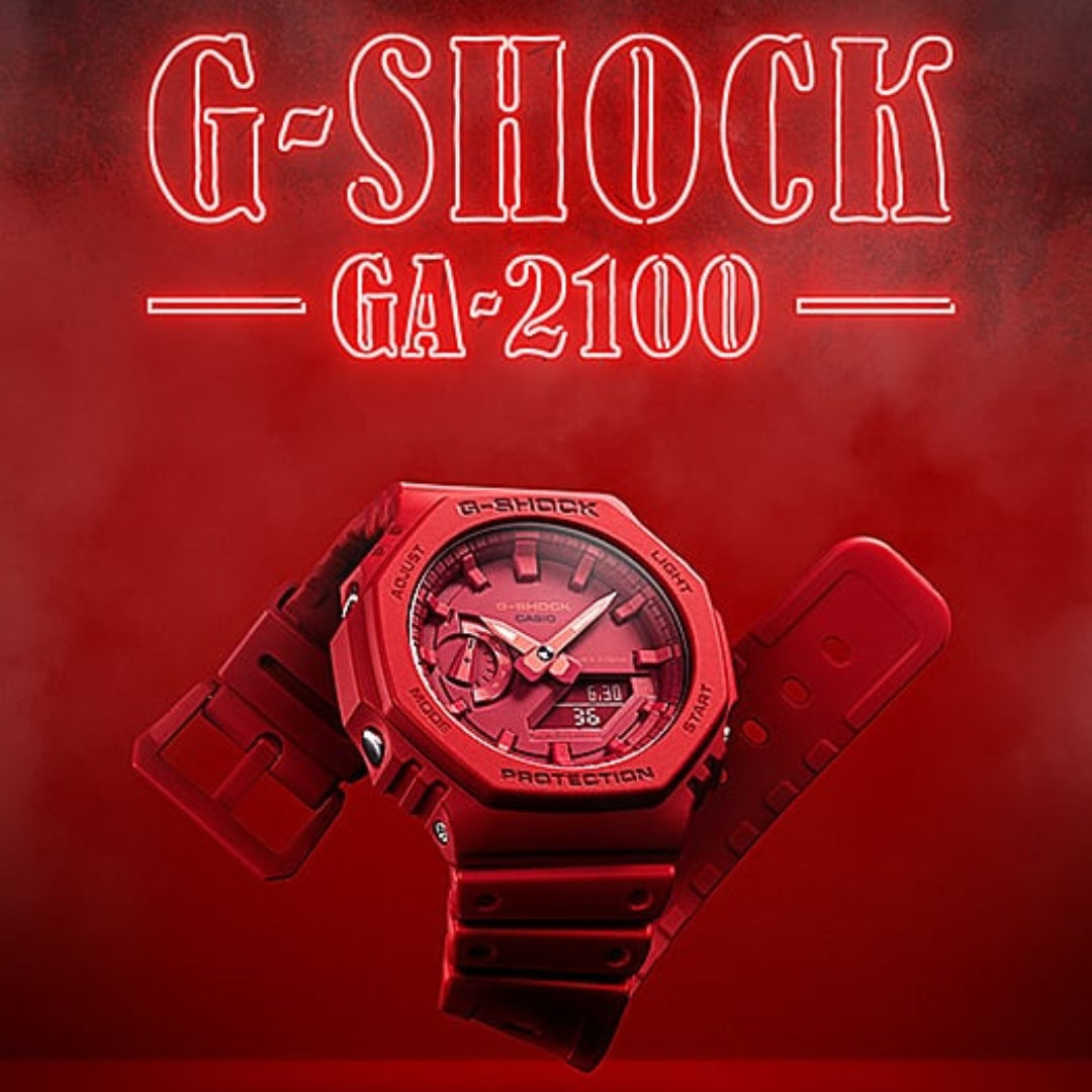 Casio G-Shock GA-2100-4AER - Red Wrist Watch