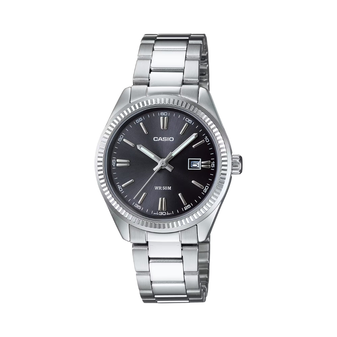 Casio LTP-1302PD-1A1VEG - Black/Silver Wrist Watch