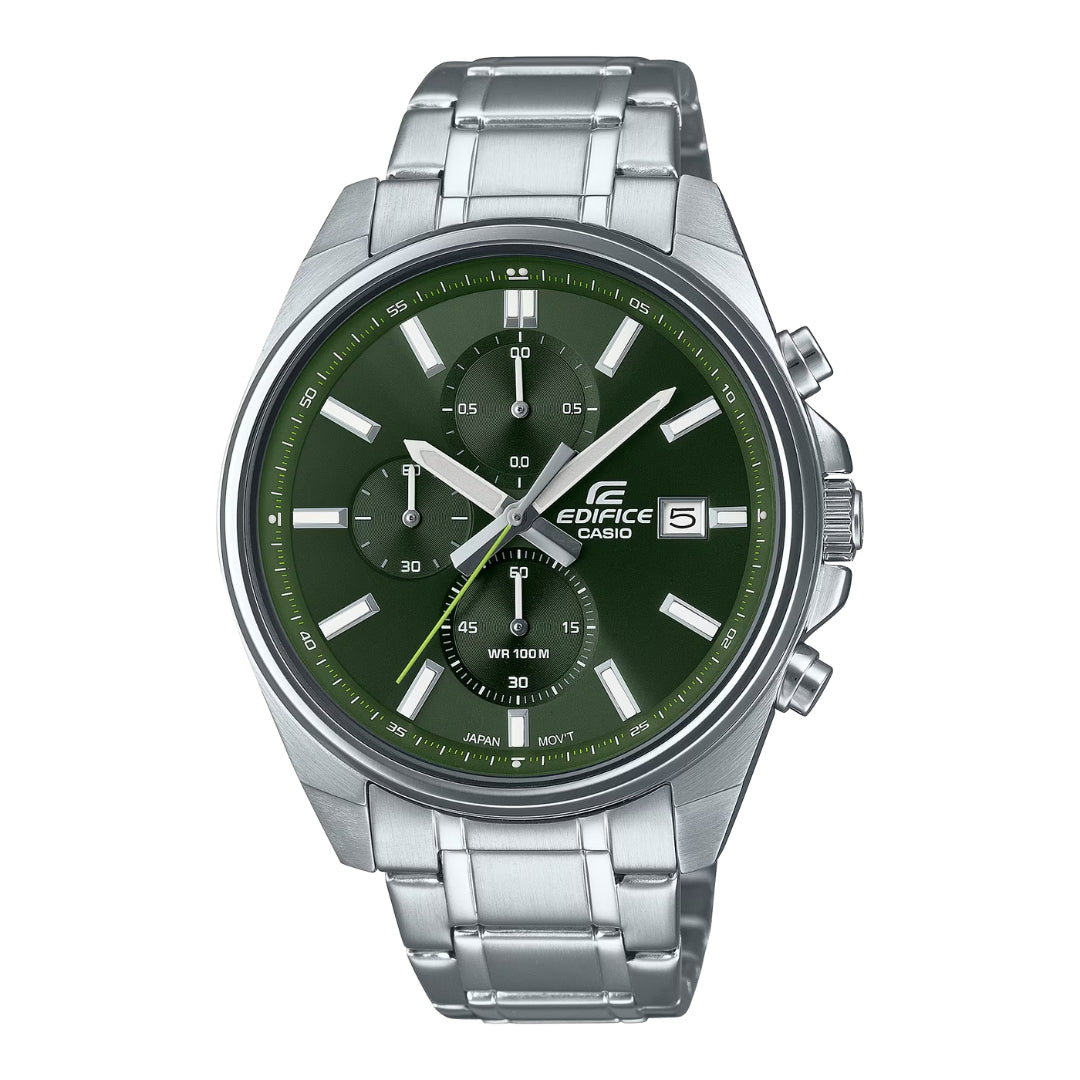 Casio Edifice EFV-610D-3CVUEF - Green/Silver Wrist Watch