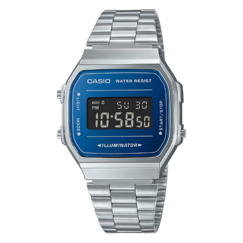 Casio Vintage A168WEM-2BEF - Blue/Silver Wrist Watch
