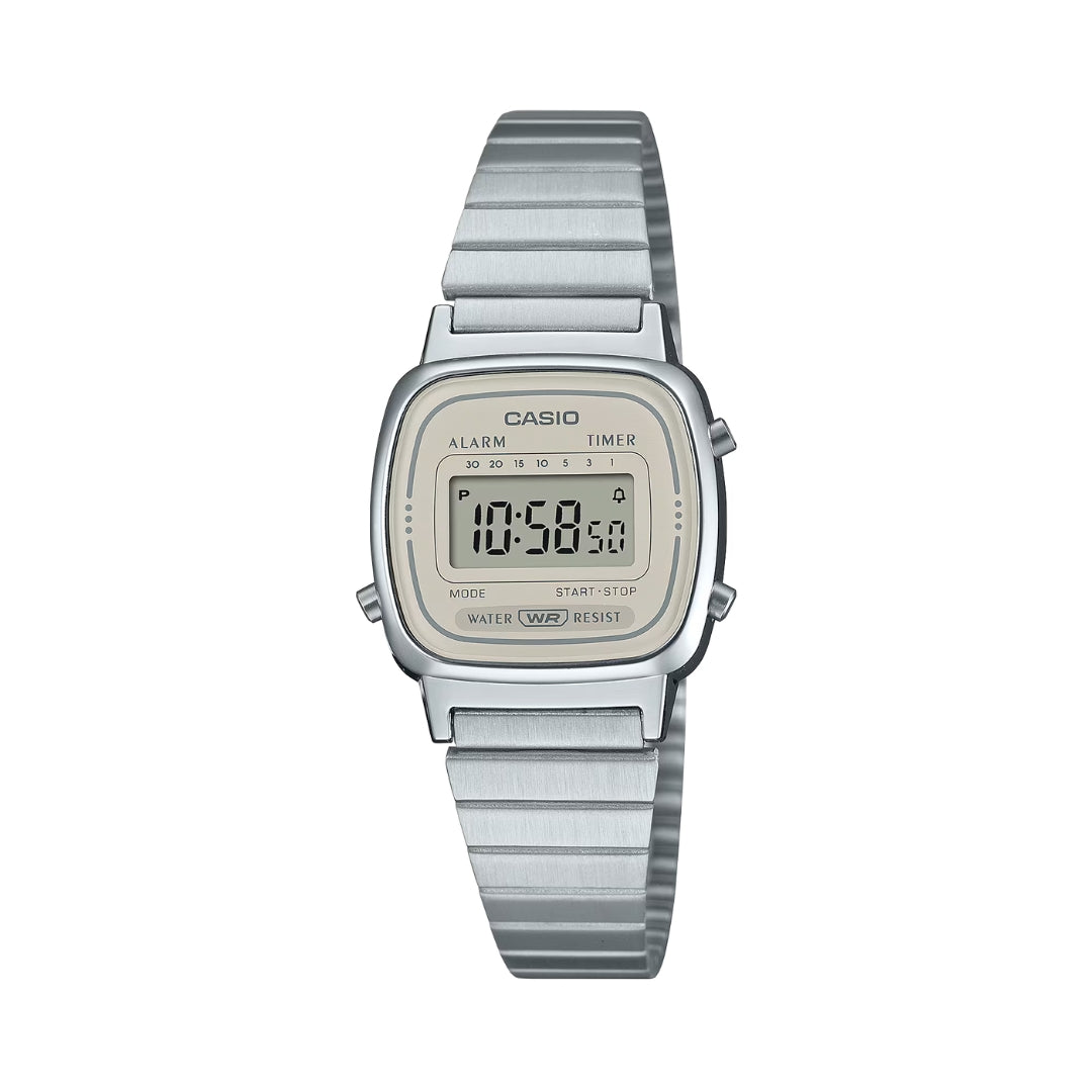 Casio LA670WEA-8AEF - Beige/Silver Wrist Watch