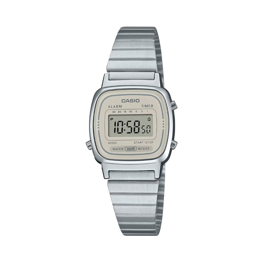 Casio LA670WEA-8AEF - Beige/Silver Wrist Watch