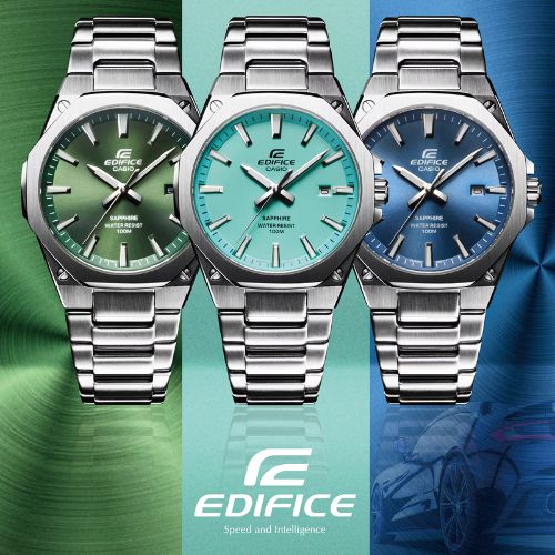 Casio Edifice EFR-S108D-3AVUEF - Dark Green/Silver Wrist Watch