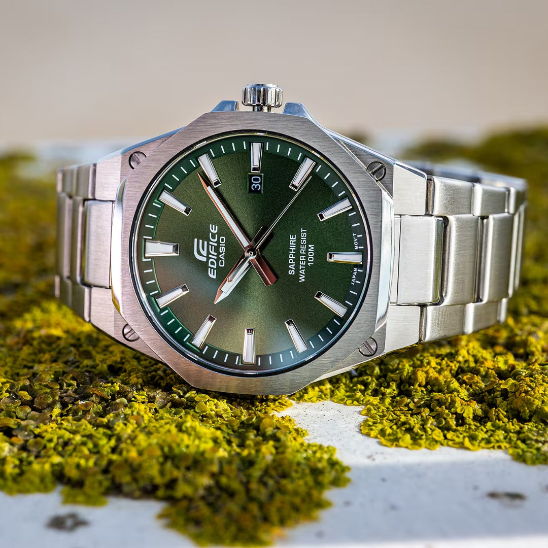 Casio Edifice EFR-S108D-3AVUEF - Dark Green/Silver Wrist Watch
