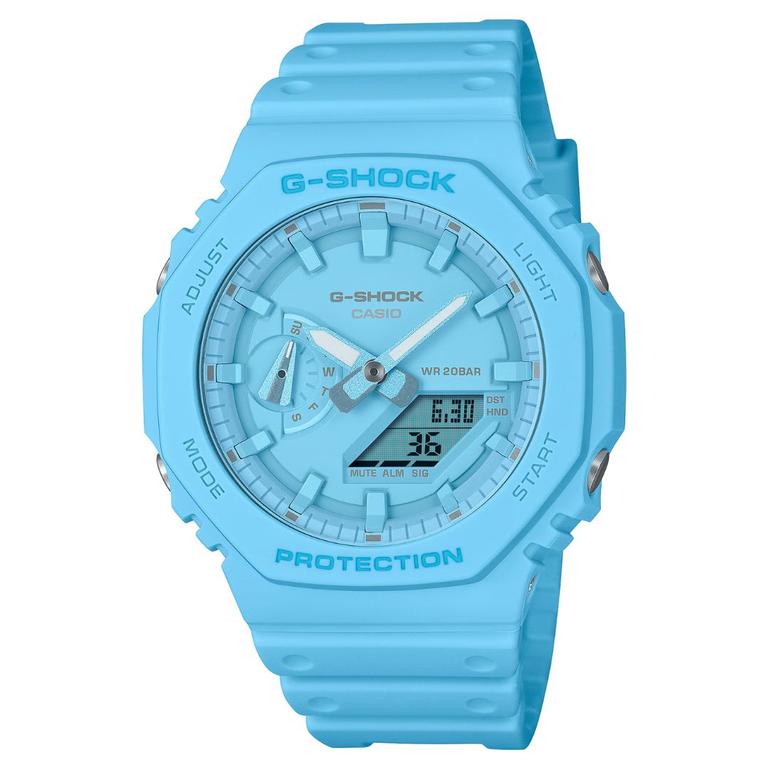 Casio G-Shock GA-2100-2A2ER - Turquoise Wrist Watch